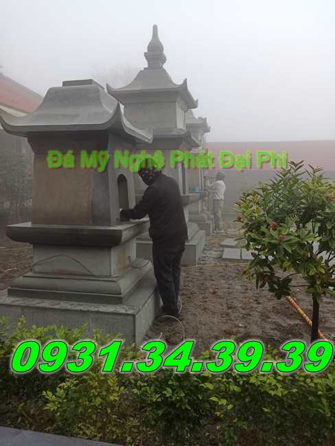 10 mẫu mộ tháp đá cất tro hài cốt đẹp bán bà rịa vũng tàu 