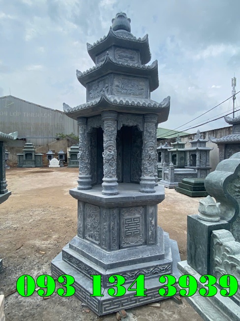 Mẫu Mộ Tháp Đá Để Tro Hài Cốt Đẹp Bán Gia Lai 33