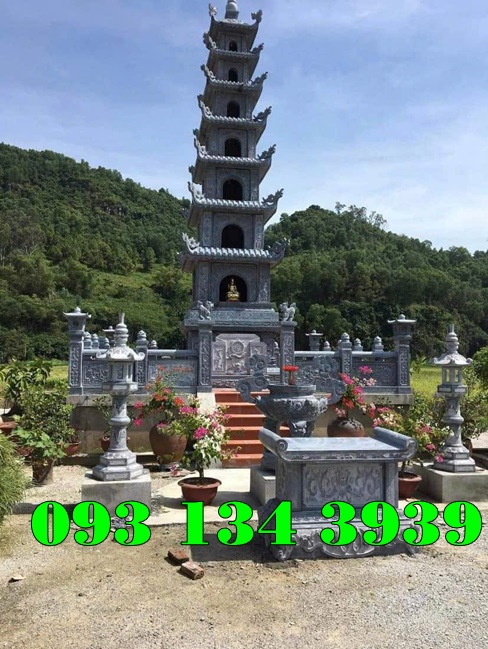 Mẫu Mộ Tháp Đá Để Tro Hài Cốt Đẹp Bán Gia Lai 33