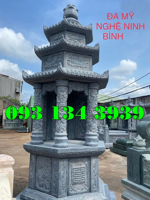 Mẫu Mộ Tháp Đá Để Tro Hài Cốt Đẹp Bán Bạc Liêu 23