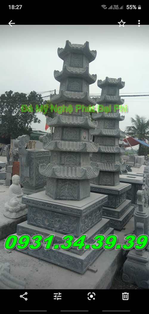 28 mẫu mộ tháp đá cất tro hài cốt đẹp bán sài gòn tp hcm