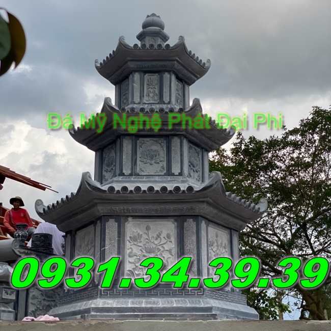 33 mẫu mộ tháp đá cất tro hài cốt đẹp bán đắk lắk
