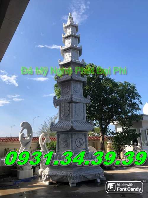 35 mẫu mộ tháp đá cất tro hài cốt đẹp bán bình thuận