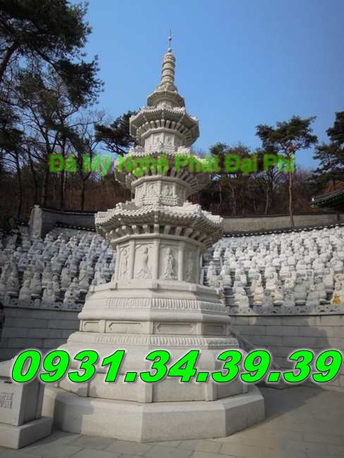 35 mẫu mộ tháp đá cất tro hài cốt đẹp bán bình thuận