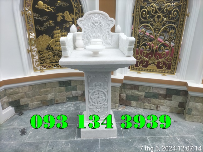 39+mẫu cây hương đá đẹp thờ trước nhà