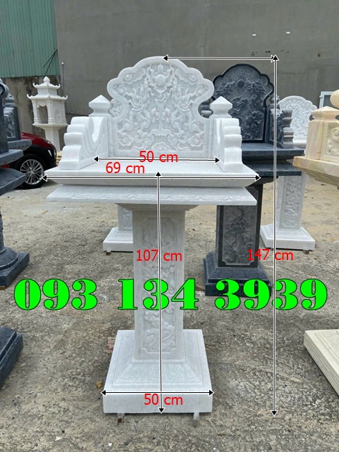 76+mẫu cây hương thờ đá đẹp bán lào cai