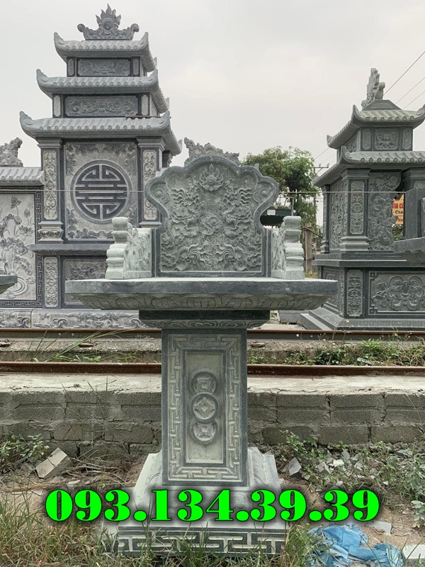 bán sẵn lắp đặt ngay bàn thờ ông thiên đá đẹp trước nhà