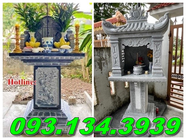 Mẫu Am Thờ Nhỏ Đá Đẹp Trước Nhà