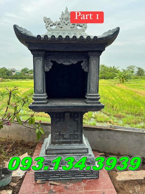 thiết kế bàn thờ thiên đá đẹp trước nhà-0931343939