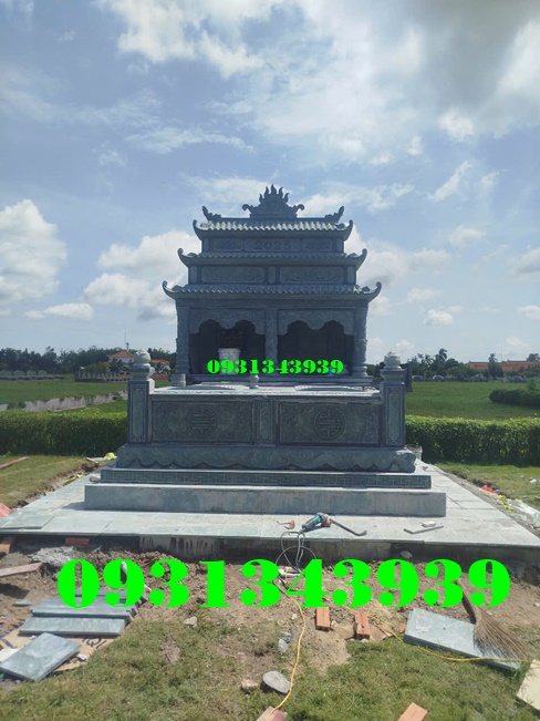 55 Mẫu Mộ Đá Đơn Giản Đẹp Bán Bà Rịa Vũng Tàu, mộ đôi đá xanh