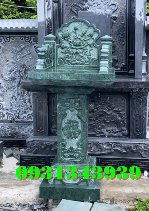 61-70: Mẫu am thờ đá granite nhập khẩu, bền bỉ với thời tiết Thái Nguyên.