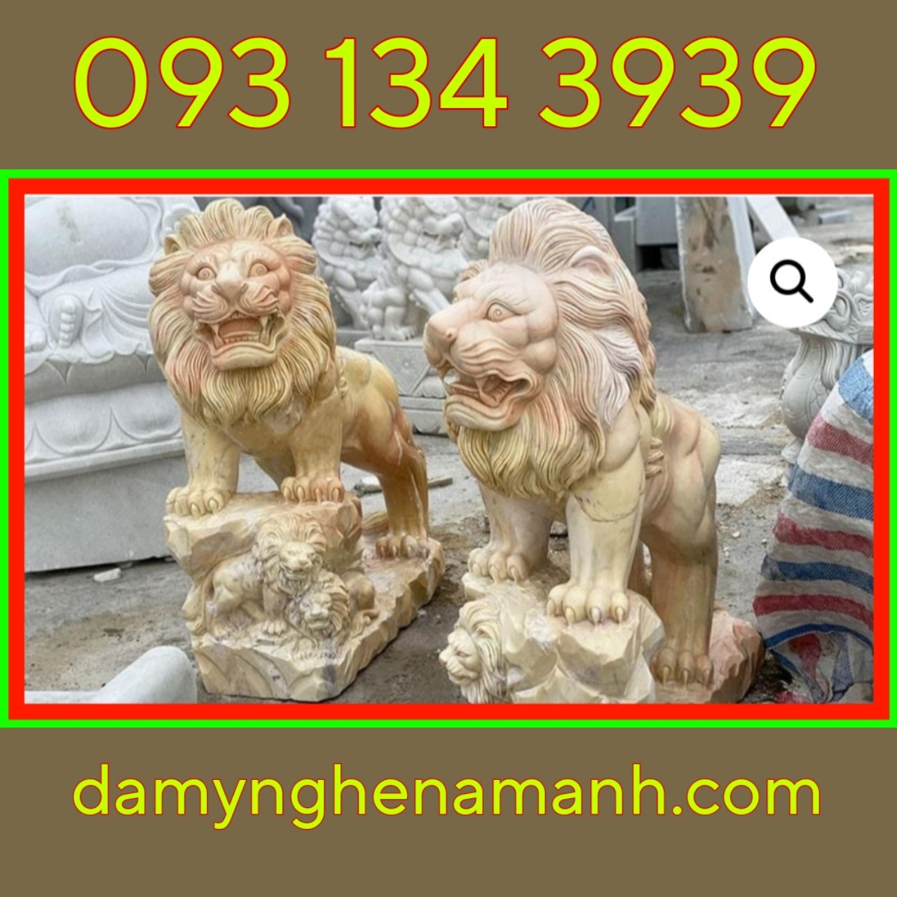 10 mẫu sư tử đá đẹp bán sài gòn tphcm