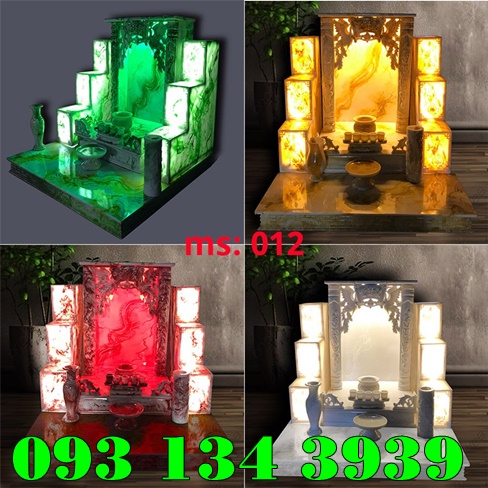 mẫu ban bàn thờ thần tài ông địa đá nhân tạo đẹp hotline 0931343939