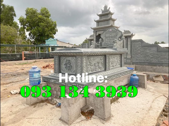 32 mẫu mộ đá chôn tươi một lần đẹp bán an giang