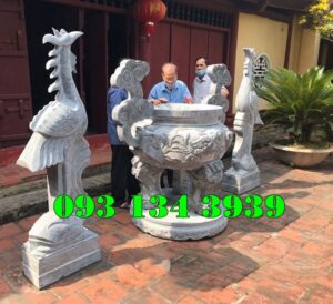 33 mẫu bộ lư hương thờ cúng đá đẹp bán gia lai