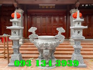 36 mẫu bộ lư hương thờ cúng đá đẹp bán bình thuận