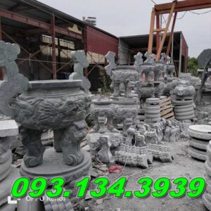 39 mẫu bộ lư hương thờ cúng đá đẹp bán phú yên