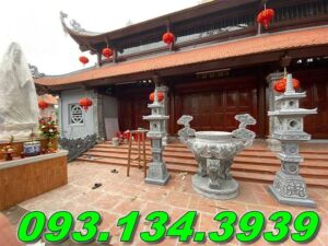 48 mẫu bộ lư hương thờ cúng đá đẹp bán nghệ an