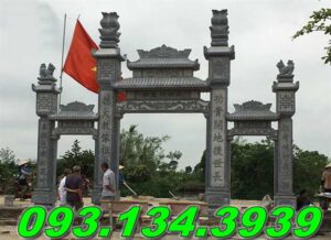 50 Mẫu cổng đá đình làng chùa đẹp nhất