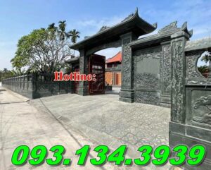 50 Mẫu cổng đá nguyên khối đẹp nhất