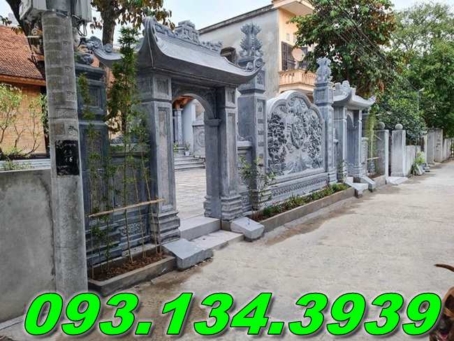50 Mẫu cổng đá nguyên khối đẹp nhất
