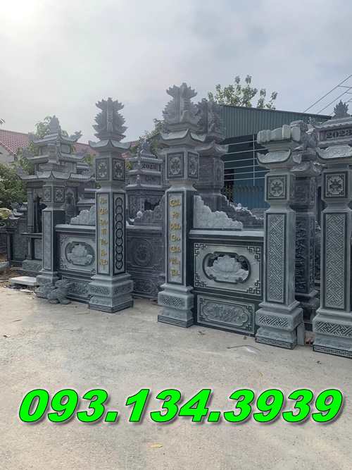 Mẫu cổng đá ninh bình đẹp2025