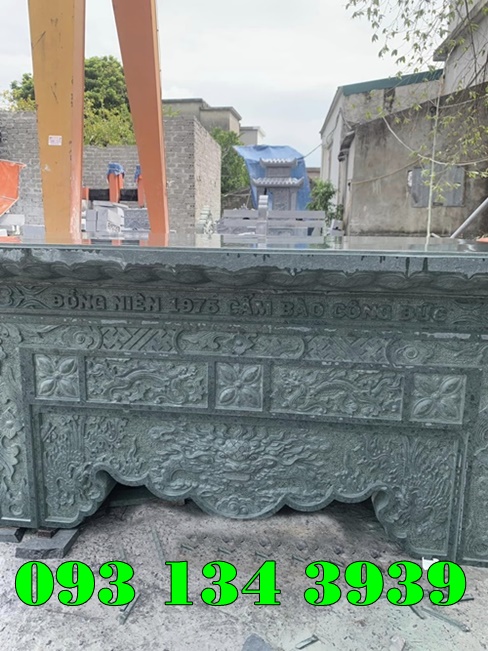 102 Mẫu bàn lễ ban thờ đá xanh đẹp nhất