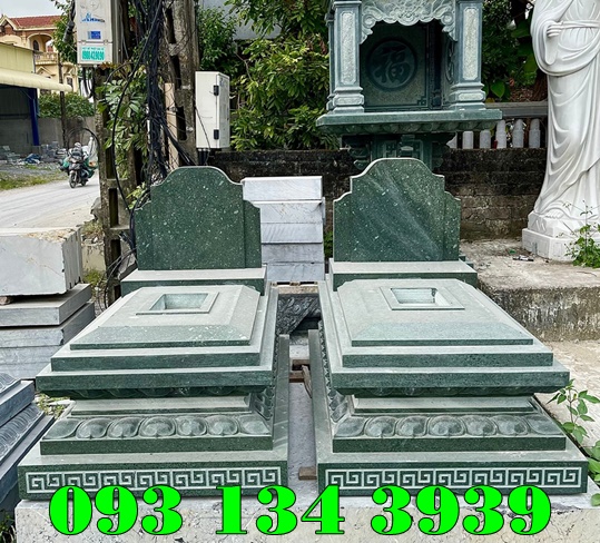 Mẫu mộ đá đơn giản đẹp không mái đẹp
