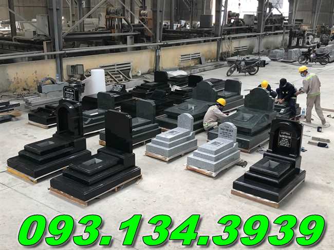 Mộ đá hoa cương đơn giản