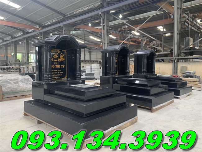 Mộ đá hoa cương đơn giản