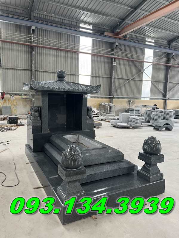 Mộ đá hoa cương đơn giản