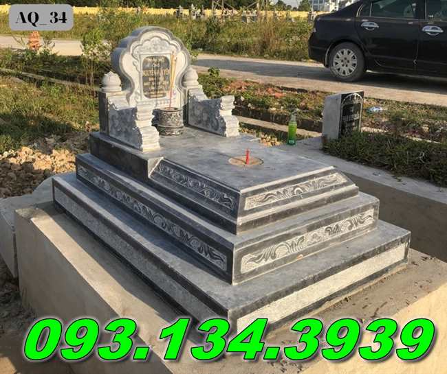 mộ đá tam cấp đẹp