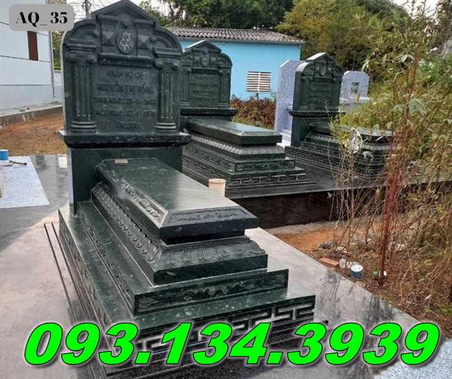 mộ đá xanh đẹp