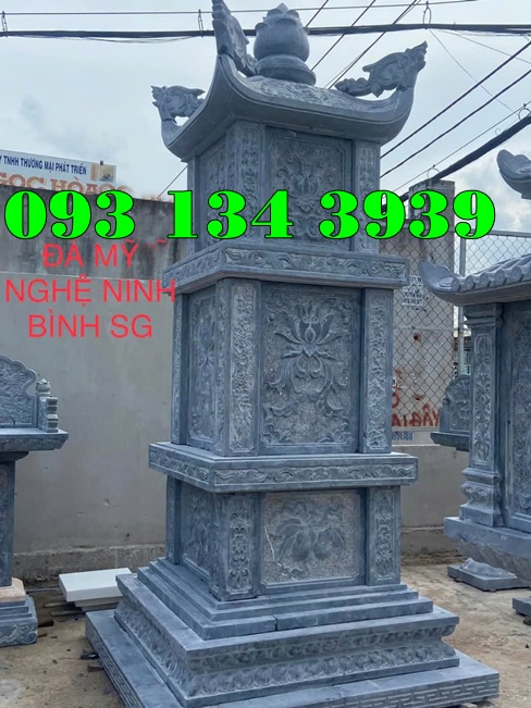 kích thước mộ tháp đá