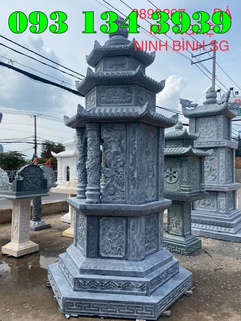 mộ đá lục giác 5 tầng