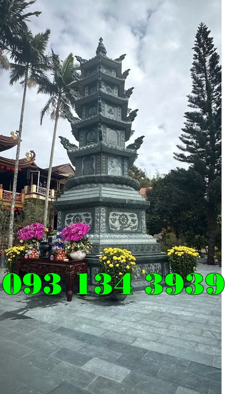 mộ tháp đá lắp đặt cần thơ