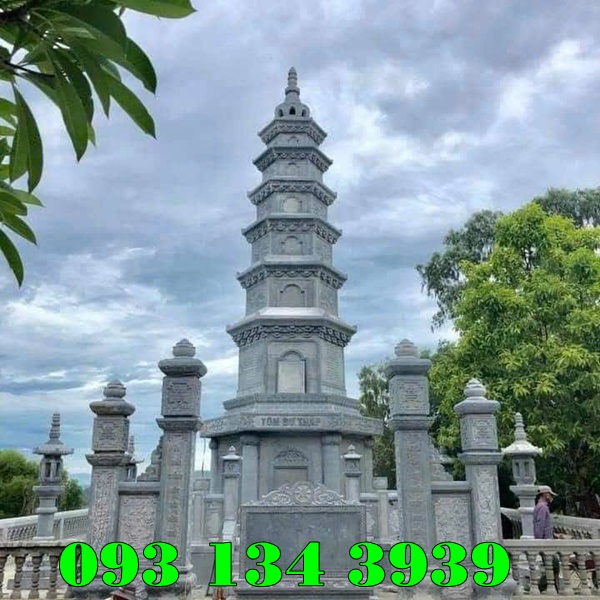 Tháp mộ đẹp cất tro cốt hay còn gọi là Tôn sư tháp.