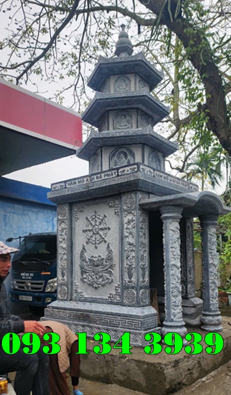 Tháp mộ đẹp cất tro cốt hay còn gọi là Tôn sư tháp.