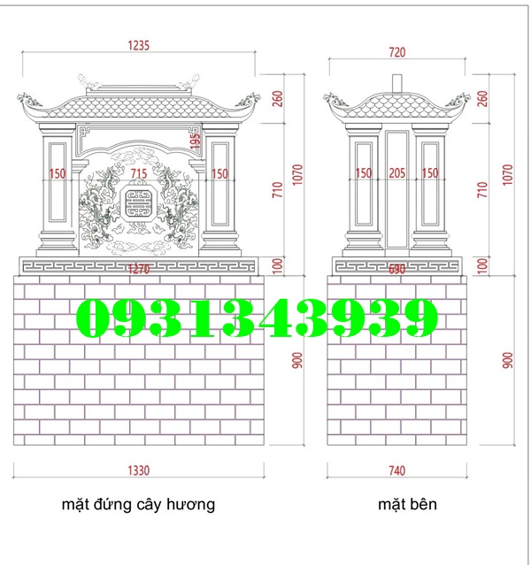 Thiết Kế Am Thờ Đá Theo Yêu Cầu 2D 3D Thiết Kế Am Thờ Đá Theo Yêu Cầu 2D 3D