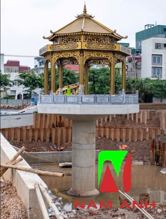 Độc Đáo Kiến Trúc Chòi Quan Sát Đập Dâng Sông Tô Lịch XD 2025, đập sông tô lịch