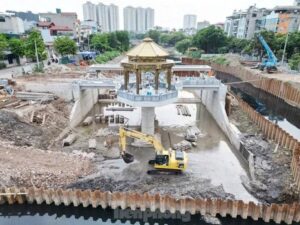 Độc Đáo Kiến Trúc Chòi Quan Sát Đập Dâng Sông Tô Lịch XD 2025