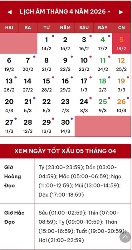 Tết Thanh Minh 2026