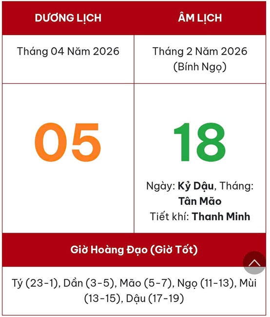 Tết Thanh Minh 2026