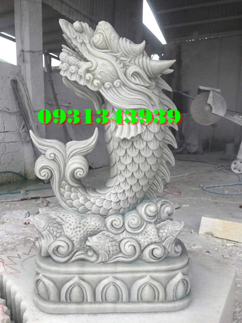 05 Mẫu Cá Chép Hóa Rồng Bằng Đá