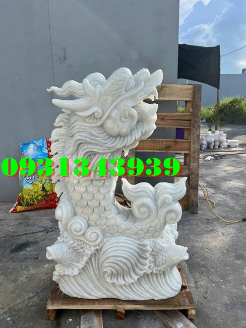 05 Mẫu Cá Chép Hóa Rồng Bằng Đá