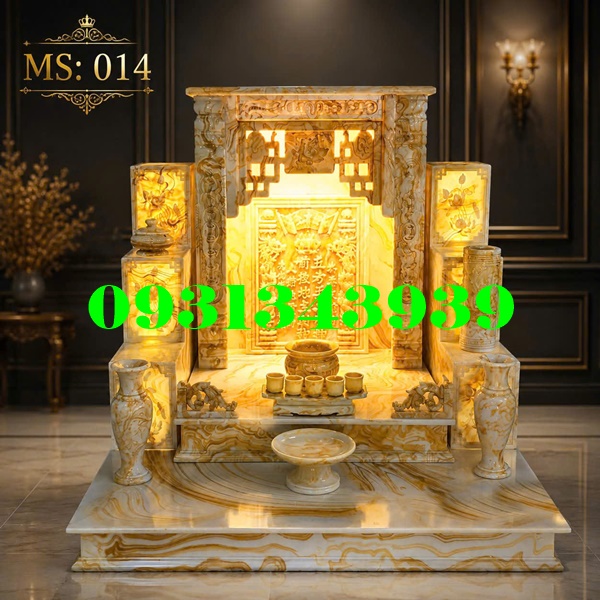 bàn thờ tài địa, bàn thờ thần tài bằng đá